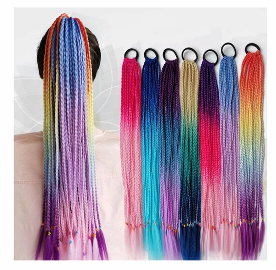 Gradient Jumbo Braiding Hair Extensions Kanekalon Box Braids - Etsy