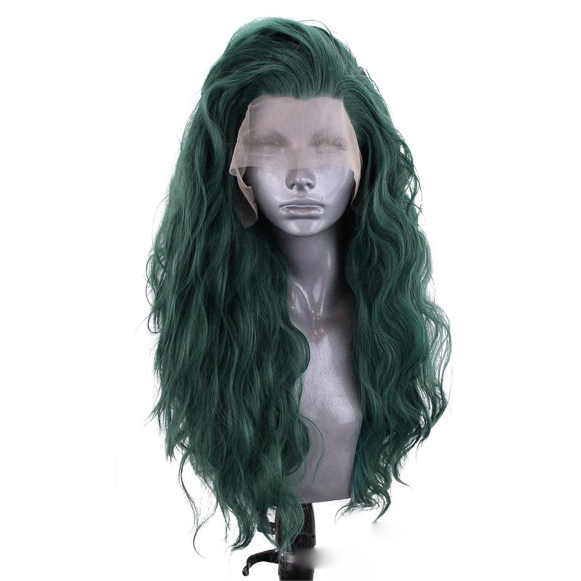 Curly Green Wig atelieryuwa.ciao.jp