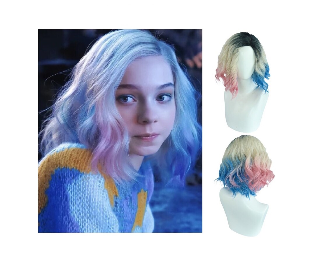 Wednesday Enid Short Wig Dark Roots Wigs for Women Enid Etsy