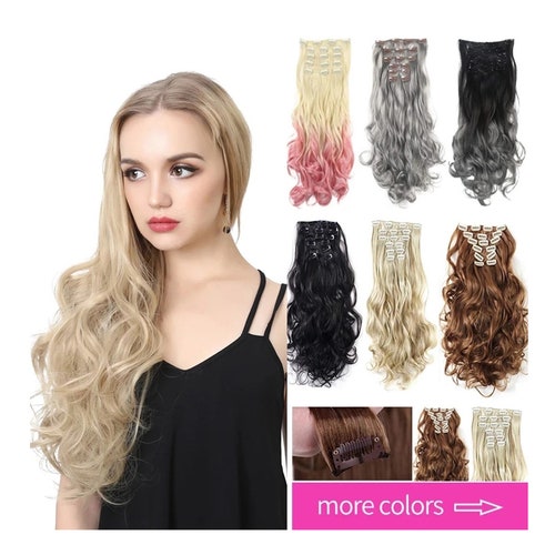 7pcs/set Clip-in Extensions Clip-in Hair Balayage Style - Etsy Australia 7pcs/set Clip-in Extensions Clip-in Hair Balayage Style - Etsy Australia