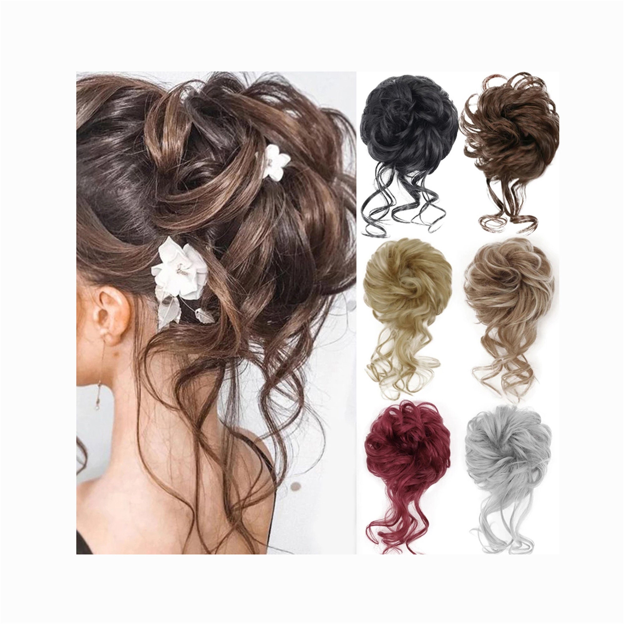 Hair Bun Brown - Etsy Hair Bun Brown - Etsy