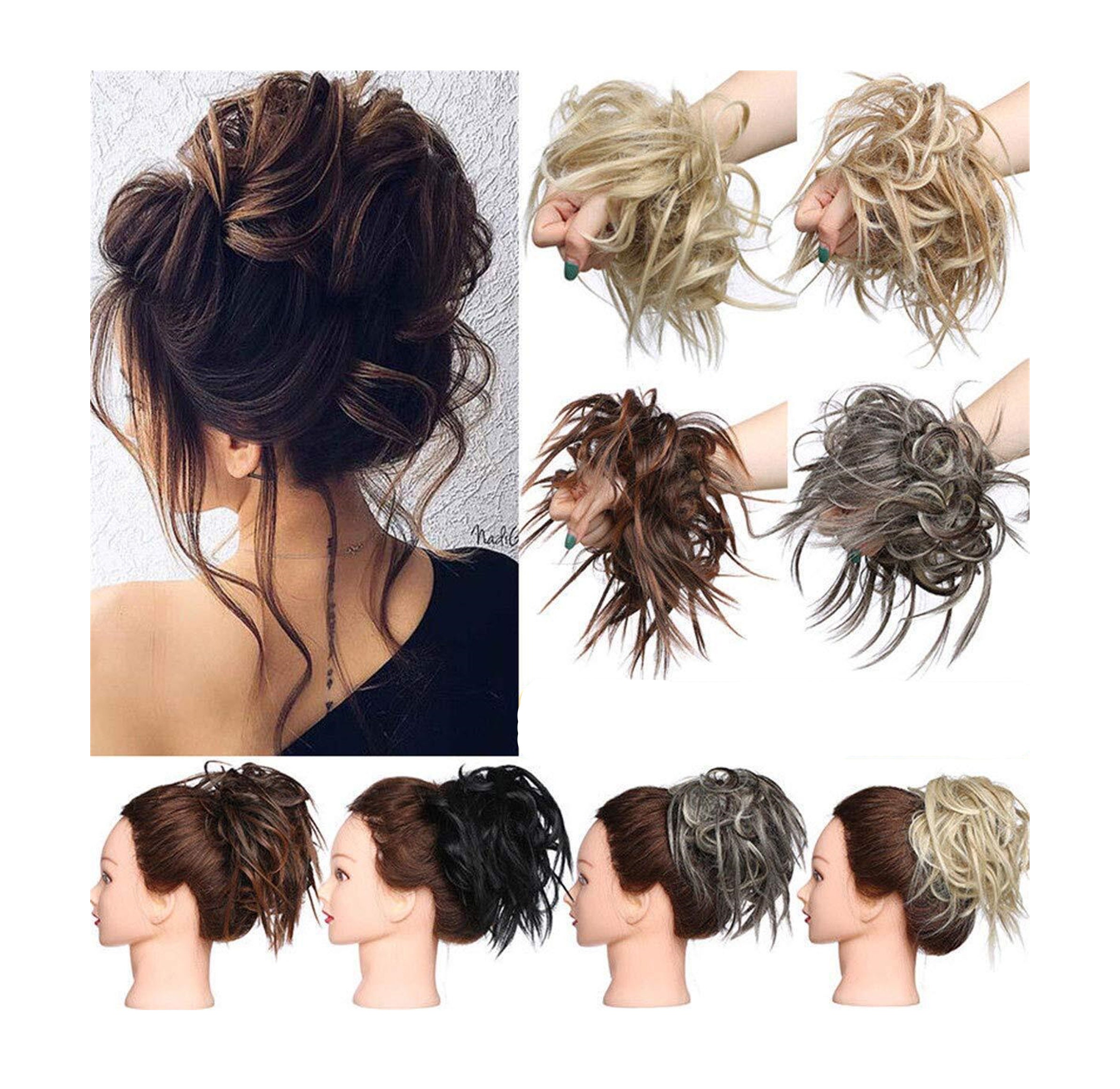 Fake Messy Bun - Etsy Fake Messy Bun - Etsy