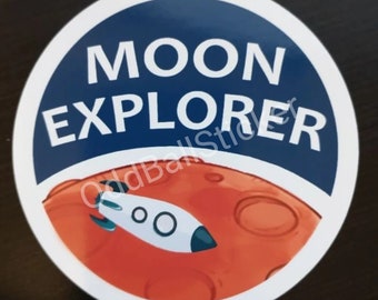 Cyberpunk 2077 Moon Explorer Sticker