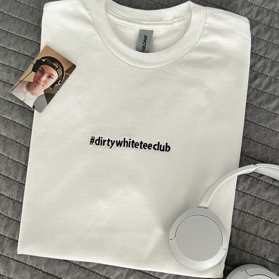 Seventeen Vernon Dirty White Tee Club Shirt - Etsy