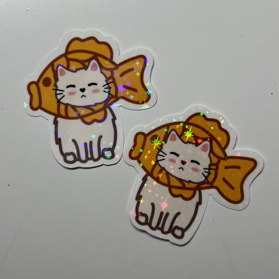 Taiyaki White Cat | Vinyl Sticker Taiyaki White Cat | Vinyl Sticker