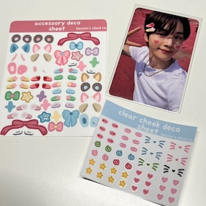 Kpop Accessory Deco and Cheek Deco