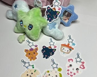 Nct Wish keychain sticker set