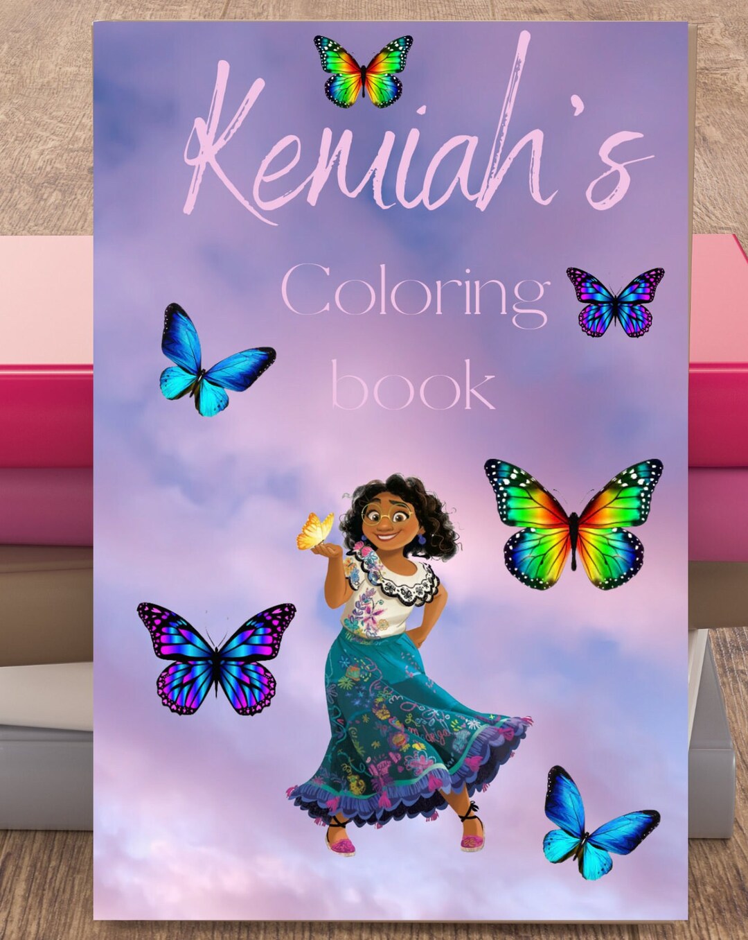 Encanto Coloring Book Customize Coloring Book Encanto Mirabel Etsy