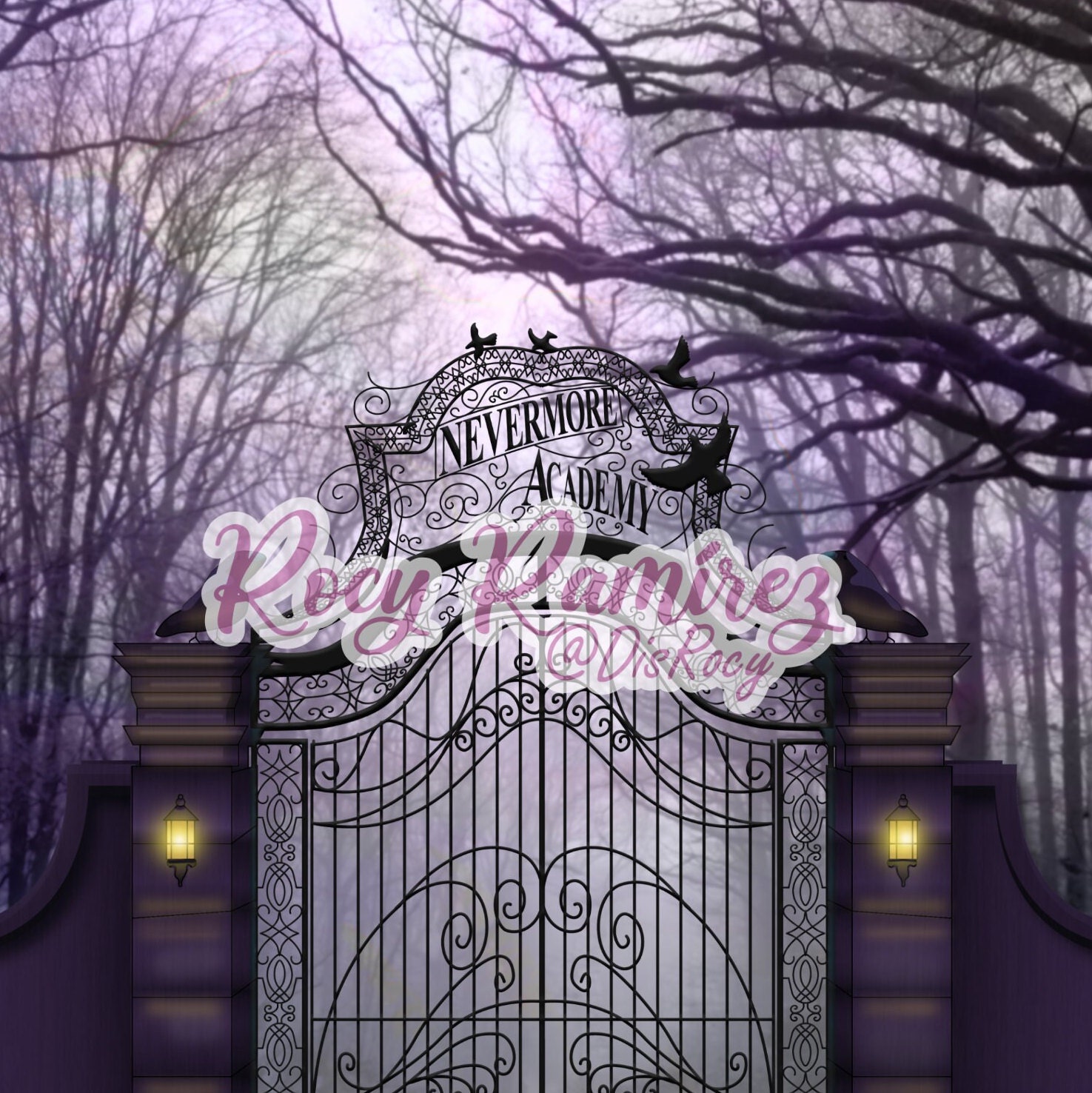 Nevermore Gate Entrance Etsy