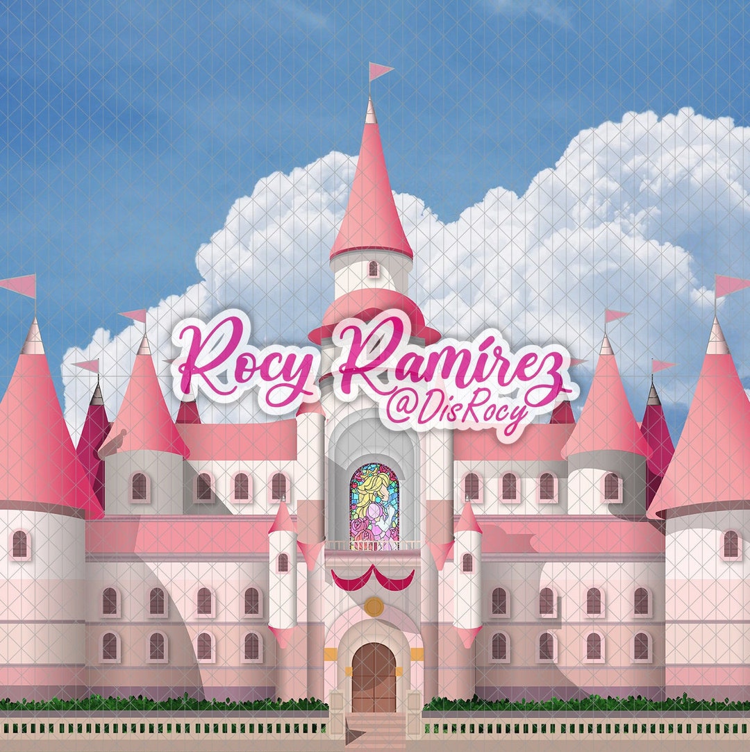 Castillo Princesa Peach Etsy México