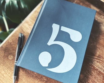 Five-Year Journal A5 Hardcover | Line-a-Day Memory Book | Color Options