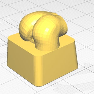 Butt Keycap 3d Print 3D print File image 1