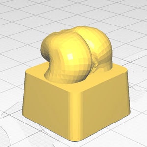 Butt Keycap 3d Print 3D print File image 5