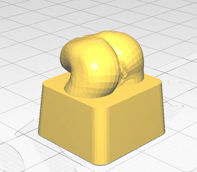 Butt Keycap 3d Print 3D Print File Etsy UK