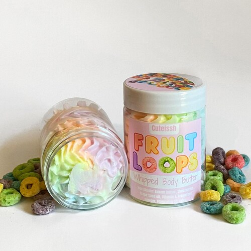 Fruity Loops Whipped Body Butter Natural Whipped Body Butter Etsy