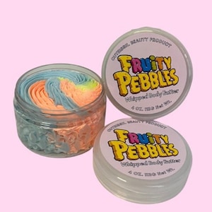 Fruity pebbles whipped body butter