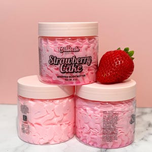Strawberry Cake Whipped Body Butter - Ultra Moisturizing
