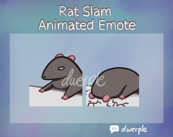 RAT SLAM EMOTE // Twitch, Youtube, Discord Animated Emote