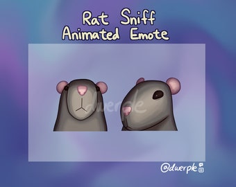 RAT STARE EMOTE // Twitch, Youtube, Discord Animate Emote