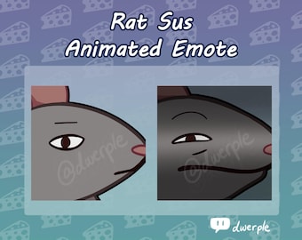 Rat Sus Emote // Twitch, Youtube, Discord Animated Emote