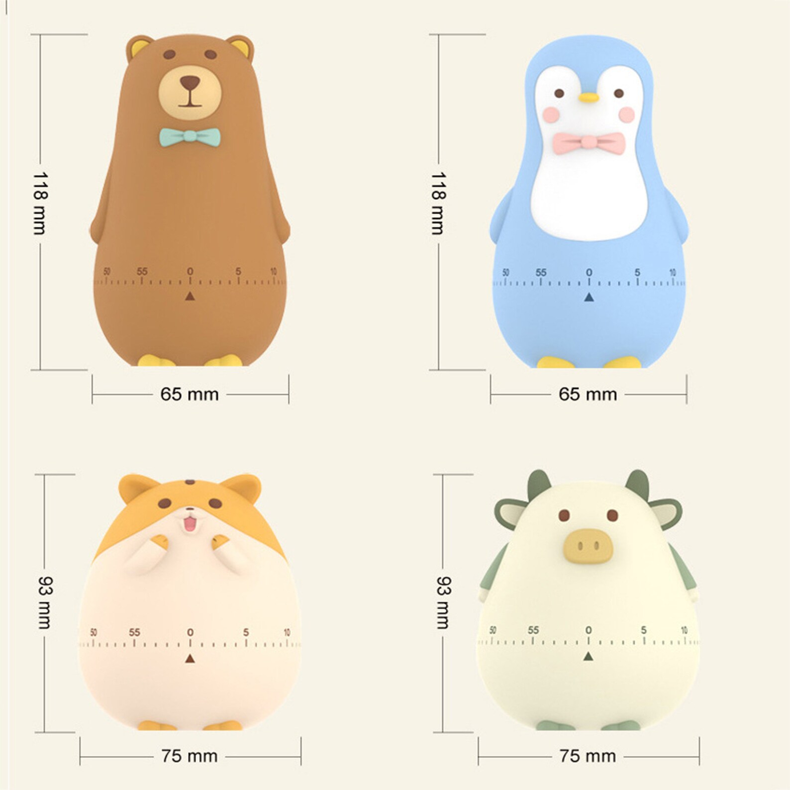 Animal Kitchen Timercute Timerstudy Timermechanical Etsy