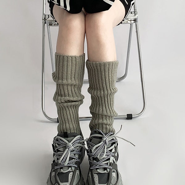 Gray Leg Warmers Etsy