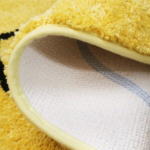 Smiley Face Rug Smiley Accent Mat Hand Tufted Yellow Rugs - Etsy