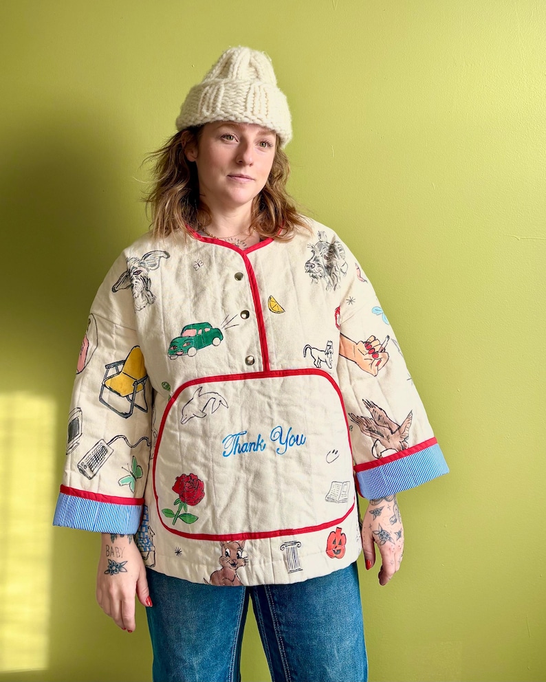 Simple Box Jacket Pattern Quilted Jacket Sewing Pattern | Boxy Pullover, Size 4-24 (PDF Pattern ...