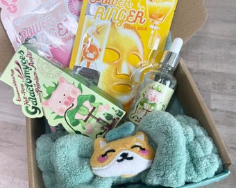 K-beauty Selfcare Pamper Gift Box Set - Lengbox Korean Skincare