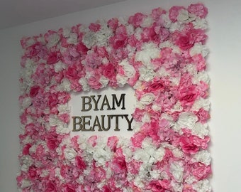 3D Wall Letters Company Sign Logo Gold Acrylic Wall Decoration Wall Sticker Business