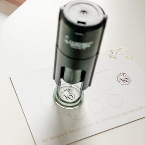 Personalisierter Logo Stempel für Treuekarten Bonuskarten Kundenkarten