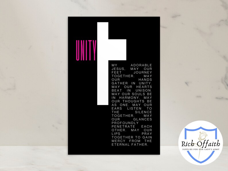 My Adorable Jesus Prayer Card Unity Prayer Modern Prayer Etsy