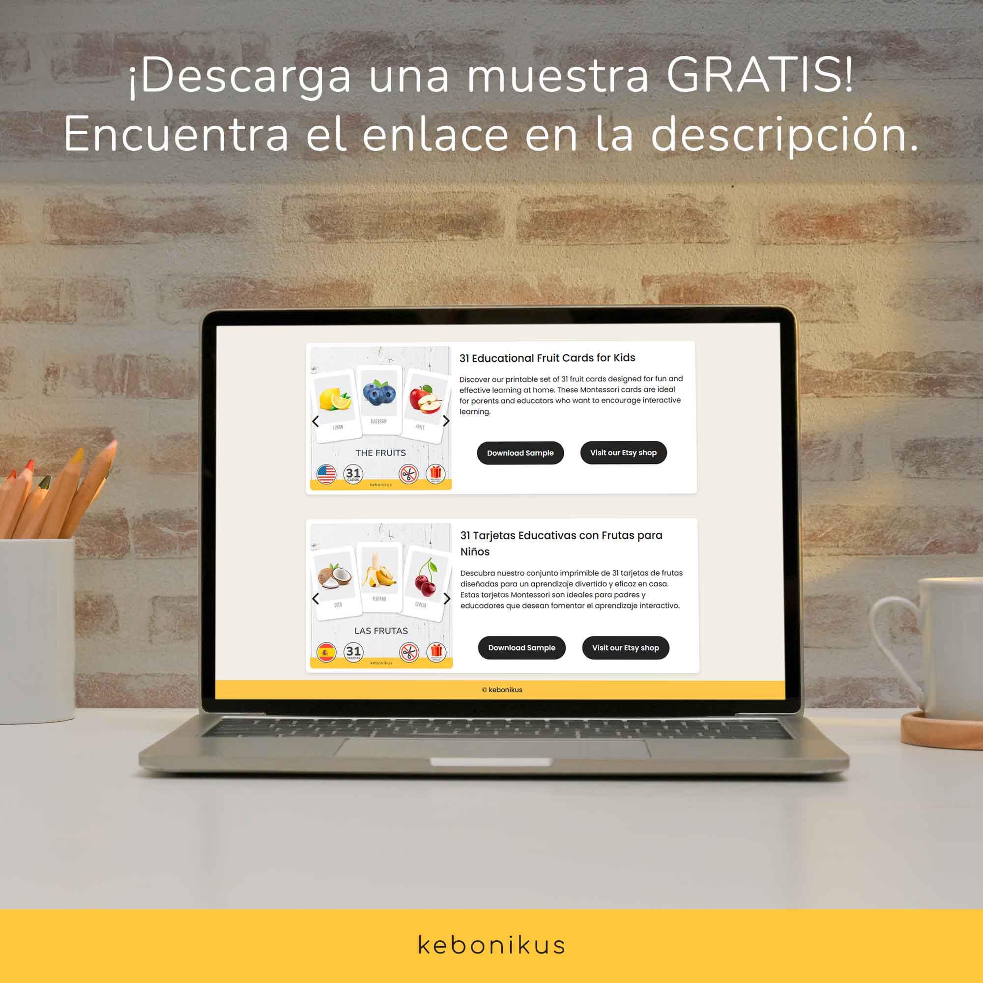 Tarjetas Educativas De Las Frutas Para Niños – Descarga Las 31 Tarjetas ...