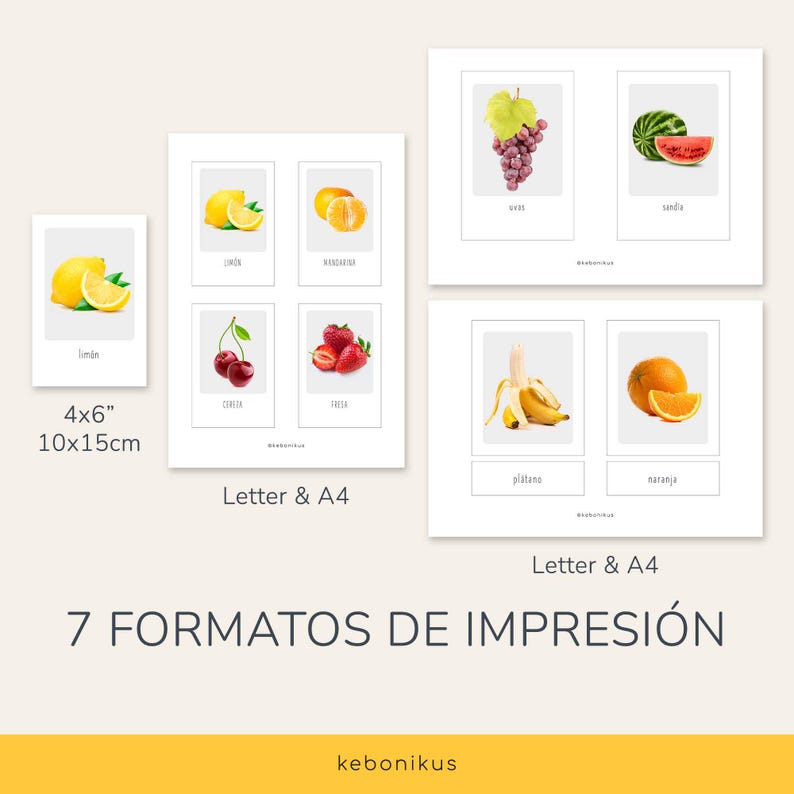 Tarjetas Educativas De Las Frutas Para Niños – Descarga Las 31 Tarjetas ...