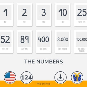 Carte educative con numeri per bambini – Scarica le 124 carte con numeri Montessori per imparare divertendosi a casa
