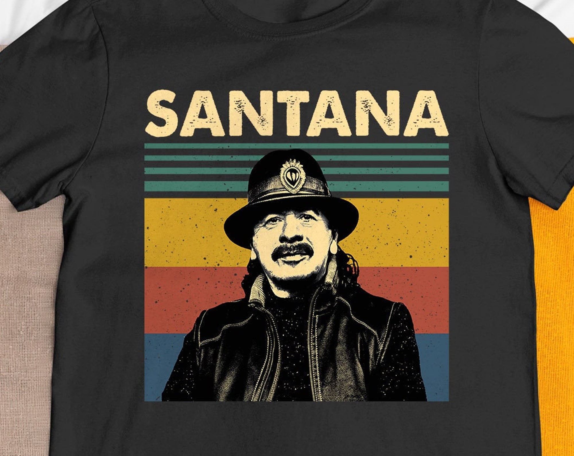 Discover Santana Retro Vintage T Shirt, Santana Vintage