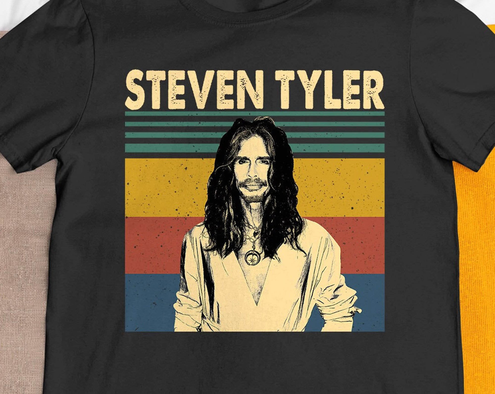 Discover Maglietta T-Shirt Steven Rock Tyler Uomo Donna Bambini - Vintage Idea Gift
