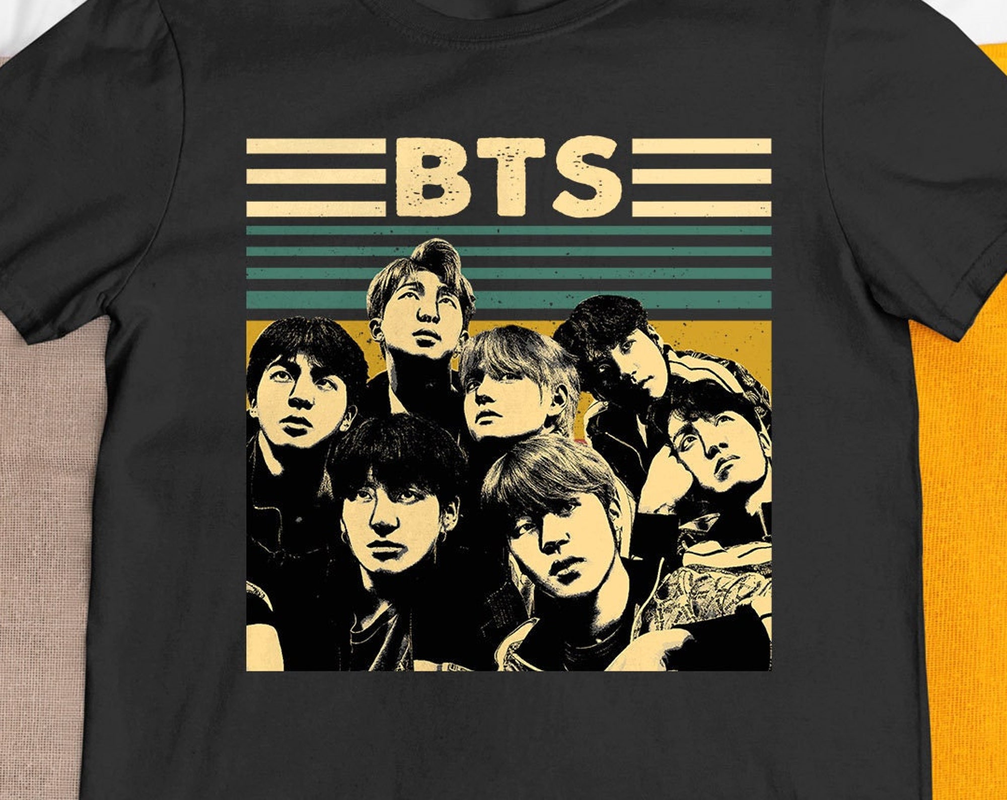 Discover BTS Retro Vintage T-Shirt