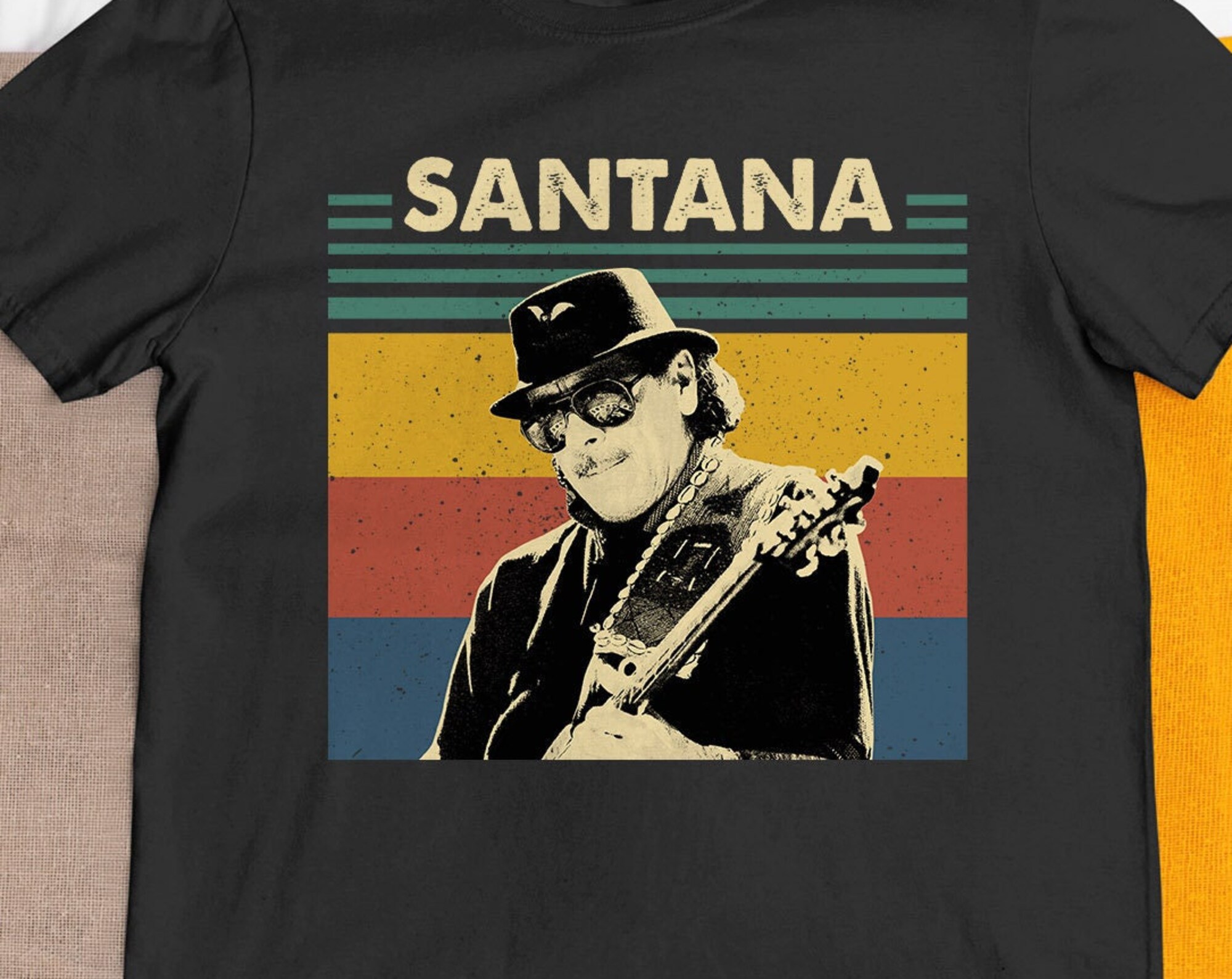 Discover Santana Retro Vintage T Shirt, Santana Vintage