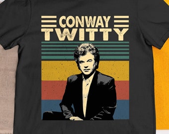 Conway Twitty Retro Vintage T Shirt 