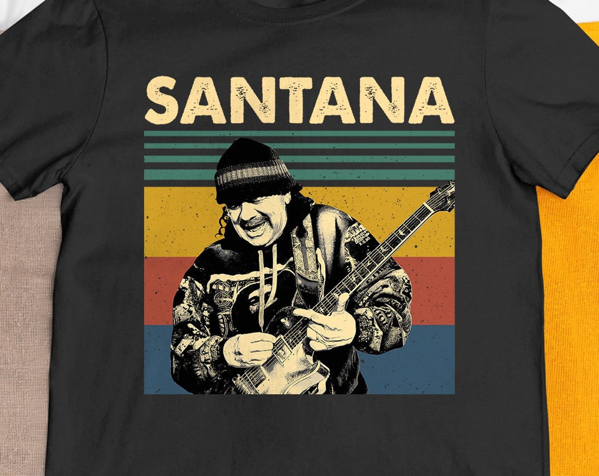 Discover Santana Retro Vintage T-Shirt