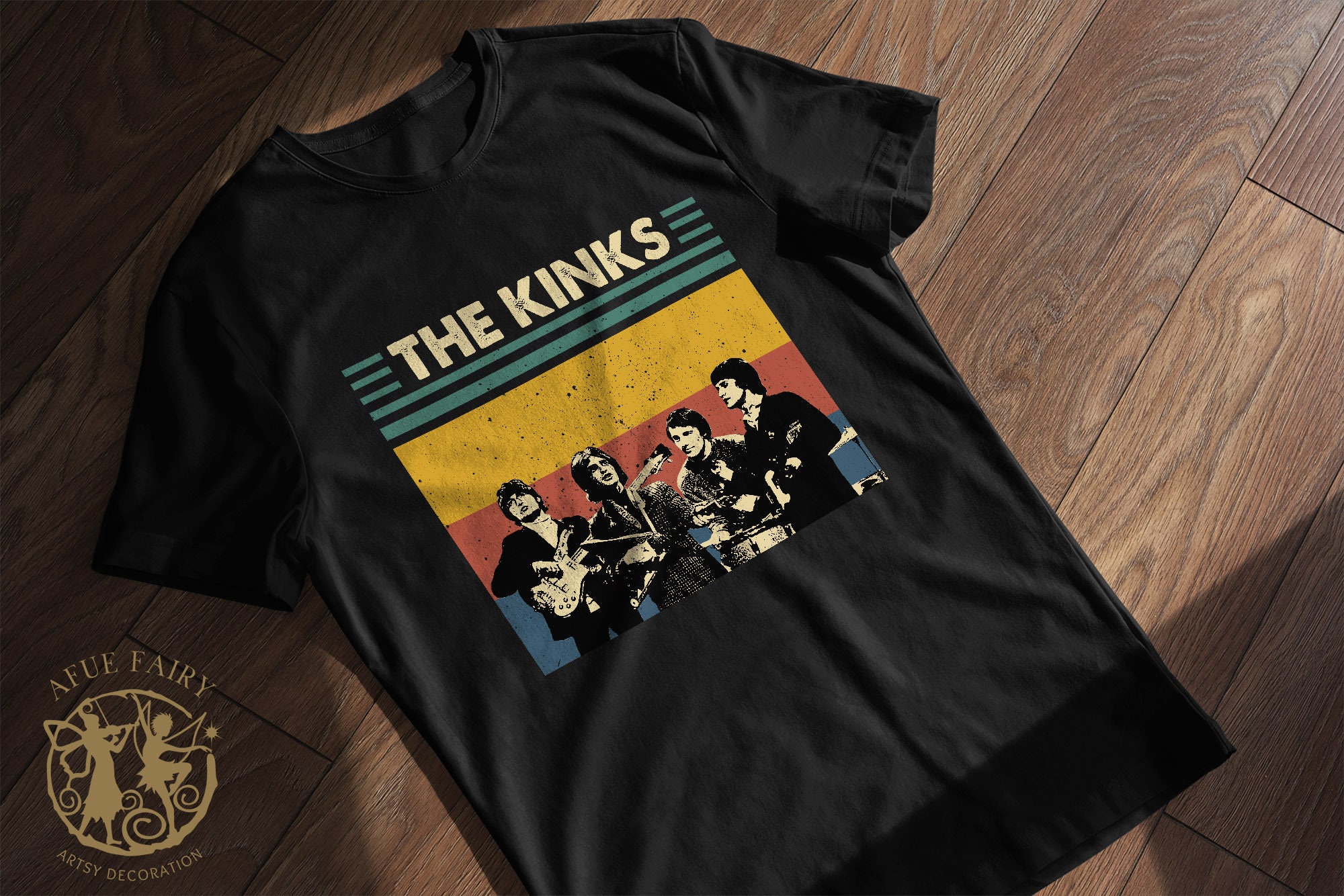 Discover The Kinks Retro Vintage T Shirt, The Kinks Vintage Shirt Idea, Unisex Gift Shirt For Men And Women