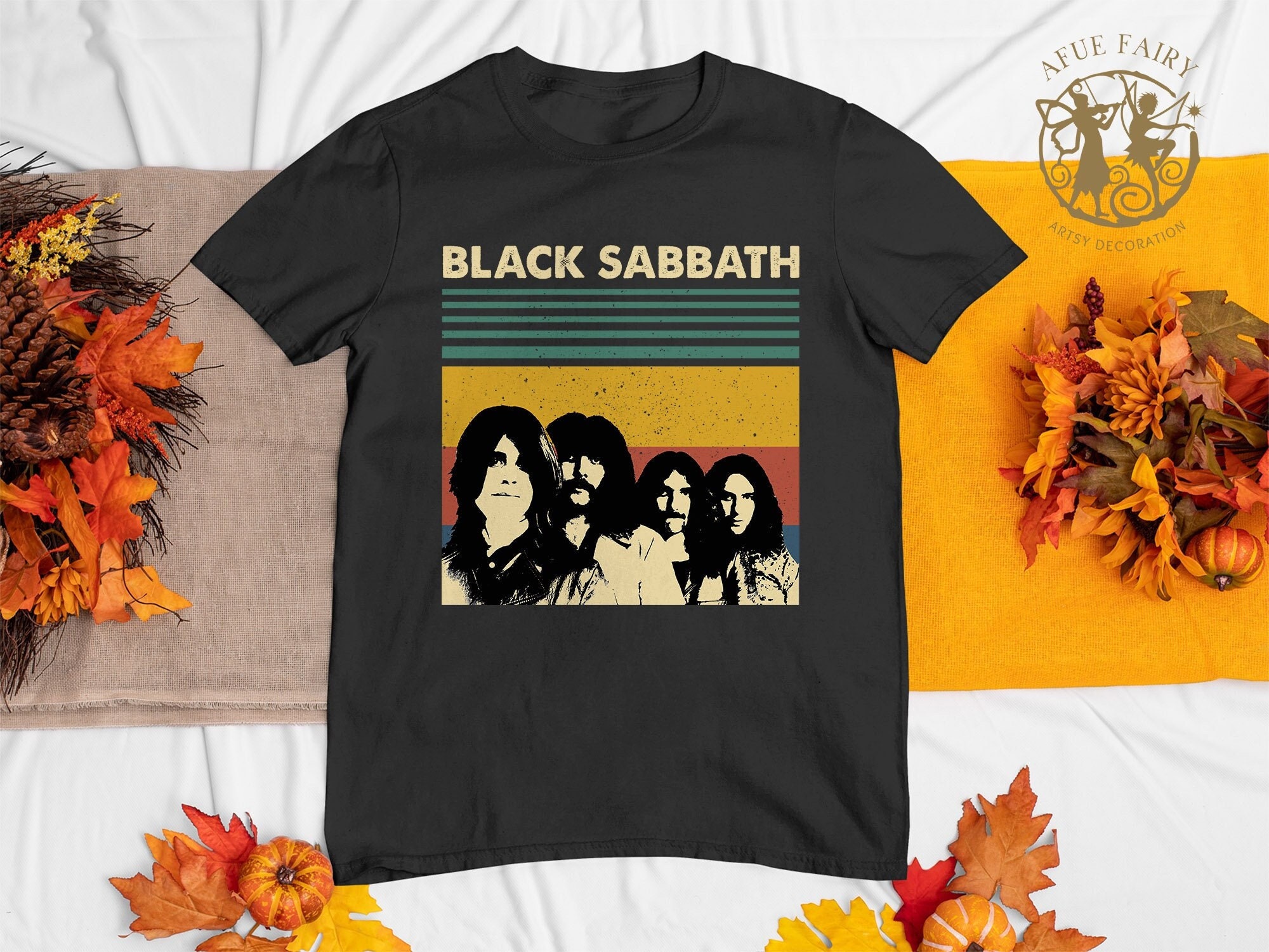 Discover Black Sabbath Retro Vintage T-Shirt