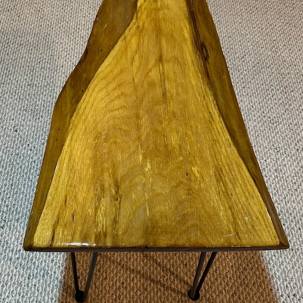 Live Edge End Table Etsy