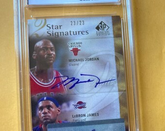 michael jordan auto card