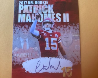 Patrick Mahomes rookie card