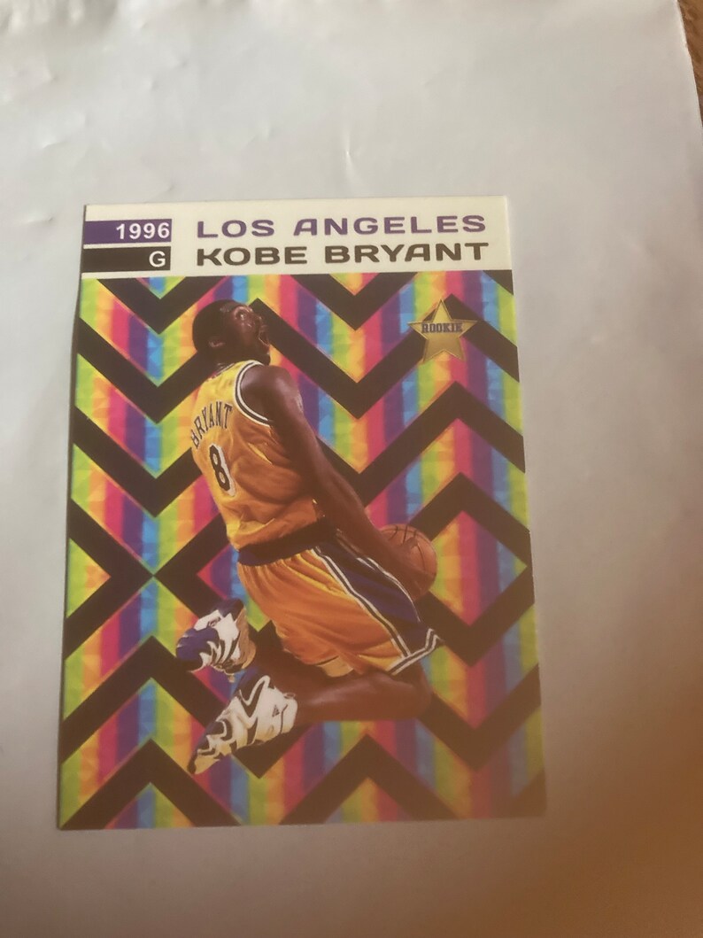pacific collection kobe bryant rookie card