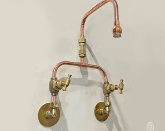 Wall Mount Swivel Tap of Solid Copper & Brass | Grade: AQUASAFE 100 | Custom Orders