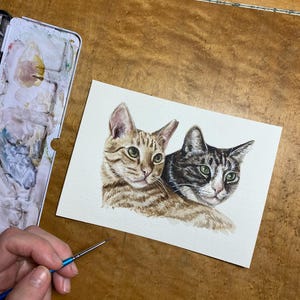 Pet Portrait Painting, Custom Pet Portrait, Watercolor Pet Portrait