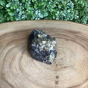 Stunning Natural Pyrite and Quartz on Sphalerite from Peru